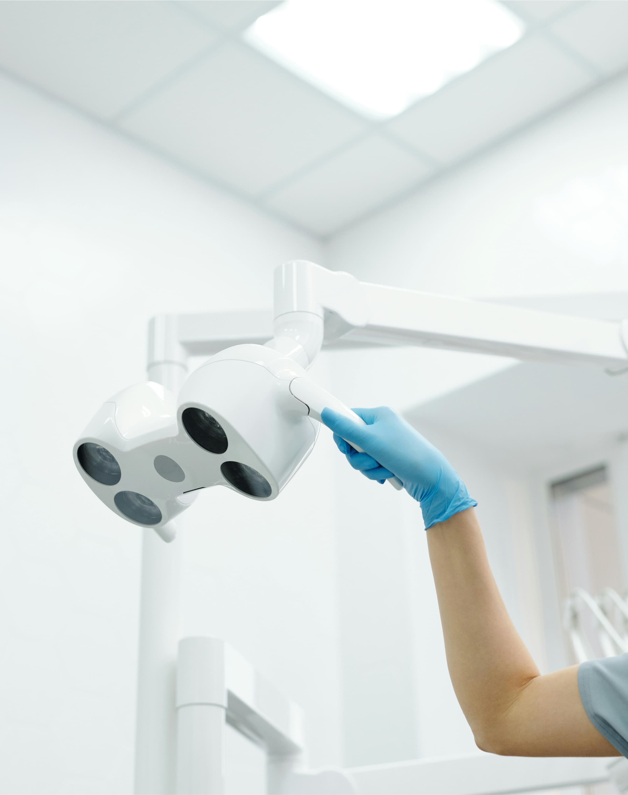 Examen dentaire en cours